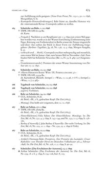 Image of the Page - 675 - in Arthur Schnitzler & Hermann Bahr - Briefwechsel, Aufzeichnungen, Dokumente 1891–1931