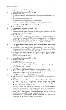 Image of the Page - 677 - in Arthur Schnitzler & Hermann Bahr - Briefwechsel, Aufzeichnungen, Dokumente 1891–1931
