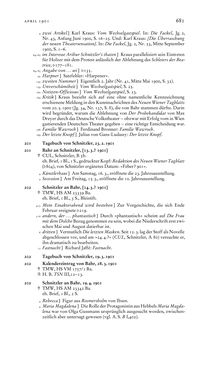 Image of the Page - 681 - in Arthur Schnitzler & Hermann Bahr - Briefwechsel, Aufzeichnungen, Dokumente 1891–1931