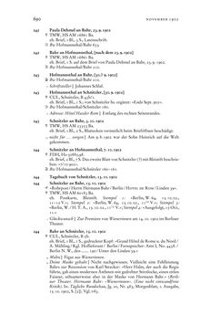Image of the Page - 690 - in Arthur Schnitzler & Hermann Bahr - Briefwechsel, Aufzeichnungen, Dokumente 1891–1931