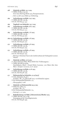 Bild der Seite - 697 - in Arthur Schnitzler & Hermann Bahr - Briefwechsel, Aufzeichnungen, Dokumente 1891–1931
