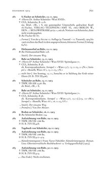 Bild der Seite - 701 - in Arthur Schnitzler & Hermann Bahr - Briefwechsel, Aufzeichnungen, Dokumente 1891–1931
