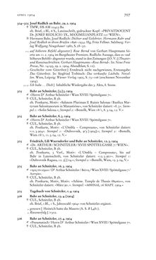 Bild der Seite - 707 - in Arthur Schnitzler & Hermann Bahr - Briefwechsel, Aufzeichnungen, Dokumente 1891–1931