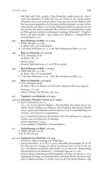Bild der Seite - 709 - in Arthur Schnitzler & Hermann Bahr - Briefwechsel, Aufzeichnungen, Dokumente 1891–1931