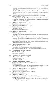 Bild der Seite - 710 - in Arthur Schnitzler & Hermann Bahr - Briefwechsel, Aufzeichnungen, Dokumente 1891–1931