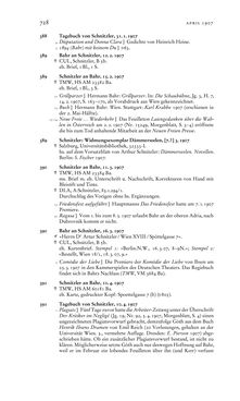 Bild der Seite - 728 - in Arthur Schnitzler & Hermann Bahr - Briefwechsel, Aufzeichnungen, Dokumente 1891–1931