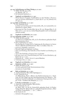Image of the Page - 742 - in Arthur Schnitzler & Hermann Bahr - Briefwechsel, Aufzeichnungen, Dokumente 1891–1931