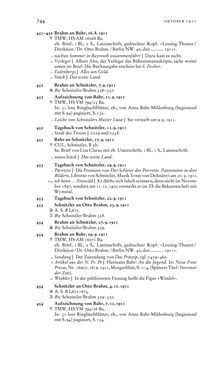 Image of the Page - 744 - in Arthur Schnitzler & Hermann Bahr - Briefwechsel, Aufzeichnungen, Dokumente 1891–1931