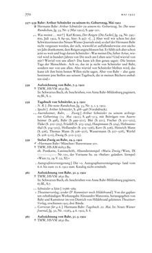 Bild der Seite - 770 - in Arthur Schnitzler & Hermann Bahr - Briefwechsel, Aufzeichnungen, Dokumente 1891–1931