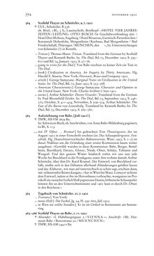 Bild der Seite - 772 - in Arthur Schnitzler & Hermann Bahr - Briefwechsel, Aufzeichnungen, Dokumente 1891–1931