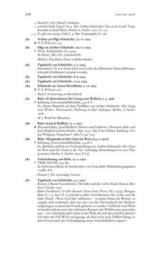 Bild der Seite - 776 - in Arthur Schnitzler & Hermann Bahr - Briefwechsel, Aufzeichnungen, Dokumente 1891–1931
