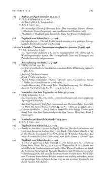 Bild der Seite - 777 - in Arthur Schnitzler & Hermann Bahr - Briefwechsel, Aufzeichnungen, Dokumente 1891–1931