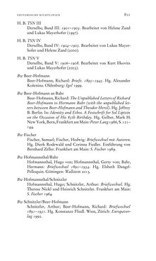 Image of the Page - 811 - in Arthur Schnitzler & Hermann Bahr - Briefwechsel, Aufzeichnungen, Dokumente 1891–1931