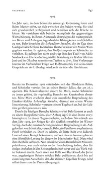 Image of the Page - 847 - in Arthur Schnitzler & Hermann Bahr - Briefwechsel, Aufzeichnungen, Dokumente 1891–1931
