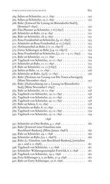 Bild der Seite - 875 - in Arthur Schnitzler & Hermann Bahr - Briefwechsel, Aufzeichnungen, Dokumente 1891–1931