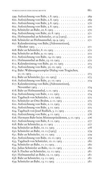 Image of the Page - 881 - in Arthur Schnitzler & Hermann Bahr - Briefwechsel, Aufzeichnungen, Dokumente 1891–1931