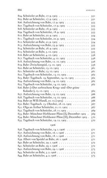 Image of the Page - 886 - in Arthur Schnitzler & Hermann Bahr - Briefwechsel, Aufzeichnungen, Dokumente 1891–1931