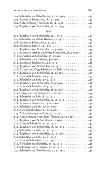 Bild der Seite - 891 - in Arthur Schnitzler & Hermann Bahr - Briefwechsel, Aufzeichnungen, Dokumente 1891–1931