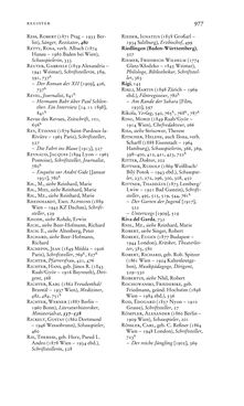 Bild der Seite - 977 - in Arthur Schnitzler & Hermann Bahr - Briefwechsel, Aufzeichnungen, Dokumente 1891–1931