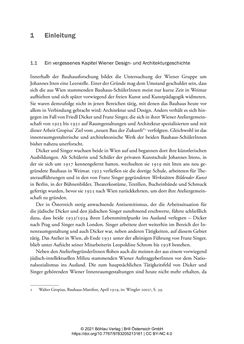 Image of the Page - 9 - in Bauhaus in Wien? - Möbeldesign, Innenraumgestaltung und Architektur der Wiener Ateliergemeinschaft von Friedl Dicker und Franz Singer