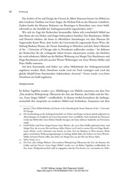 Image of the Page - 18 - in Bauhaus in Wien? - Möbeldesign, Innenraumgestaltung und Architektur der Wiener Ateliergemeinschaft von Friedl Dicker und Franz Singer