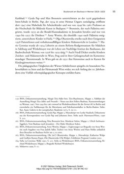 Image of the Page - 55 - in Bauhaus in Wien? - Möbeldesign, Innenraumgestaltung und Architektur der Wiener Ateliergemeinschaft von Friedl Dicker und Franz Singer