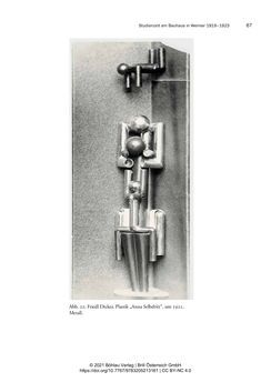 Image of the Page - 67 - in Bauhaus in Wien? - Möbeldesign, Innenraumgestaltung und Architektur der Wiener Ateliergemeinschaft von Friedl Dicker und Franz Singer