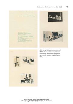 Bild der Seite - 75 - in Bauhaus in Wien? - Möbeldesign, Innenraumgestaltung und Architektur der Wiener Ateliergemeinschaft von Friedl Dicker und Franz Singer