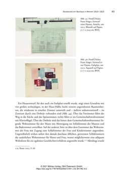 Bild der Seite - 83 - in Bauhaus in Wien? - Möbeldesign, Innenraumgestaltung und Architektur der Wiener Ateliergemeinschaft von Friedl Dicker und Franz Singer