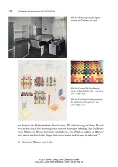 Bild der Seite - 126 - in Bauhaus in Wien? - Möbeldesign, Innenraumgestaltung und Architektur der Wiener Ateliergemeinschaft von Friedl Dicker und Franz Singer