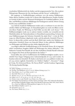 Image of the Page - 159 - in Bauhaus in Wien? - Möbeldesign, Innenraumgestaltung und Architektur der Wiener Ateliergemeinschaft von Friedl Dicker und Franz Singer