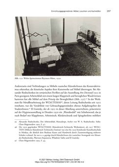 Bild der Seite - 207 - in Bauhaus in Wien? - Möbeldesign, Innenraumgestaltung und Architektur der Wiener Ateliergemeinschaft von Friedl Dicker und Franz Singer