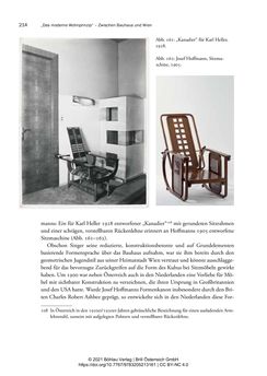 Image of the Page - 214 - in Bauhaus in Wien? - Möbeldesign, Innenraumgestaltung und Architektur der Wiener Ateliergemeinschaft von Friedl Dicker und Franz Singer