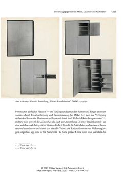 Image of the Page - 219 - in Bauhaus in Wien? - Möbeldesign, Innenraumgestaltung und Architektur der Wiener Ateliergemeinschaft von Friedl Dicker und Franz Singer