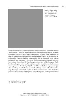 Image of the Page - 231 - in Bauhaus in Wien? - Möbeldesign, Innenraumgestaltung und Architektur der Wiener Ateliergemeinschaft von Friedl Dicker und Franz Singer