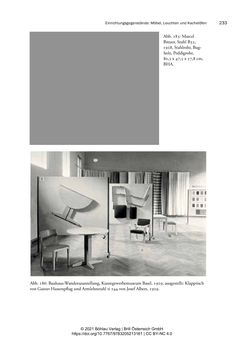 Bild der Seite - 233 - in Bauhaus in Wien? - Möbeldesign, Innenraumgestaltung und Architektur der Wiener Ateliergemeinschaft von Friedl Dicker und Franz Singer