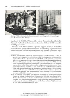 Bild der Seite - 236 - in Bauhaus in Wien? - Möbeldesign, Innenraumgestaltung und Architektur der Wiener Ateliergemeinschaft von Friedl Dicker und Franz Singer