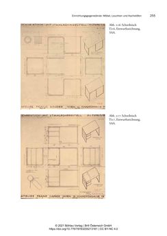 Image of the Page - 255 - in Bauhaus in Wien? - Möbeldesign, Innenraumgestaltung und Architektur der Wiener Ateliergemeinschaft von Friedl Dicker und Franz Singer