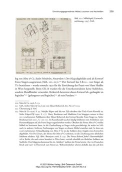 Bild der Seite - 259 - in Bauhaus in Wien? - Möbeldesign, Innenraumgestaltung und Architektur der Wiener Ateliergemeinschaft von Friedl Dicker und Franz Singer