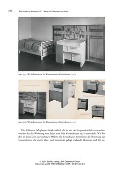 Bild der Seite - 270 - in Bauhaus in Wien? - Möbeldesign, Innenraumgestaltung und Architektur der Wiener Ateliergemeinschaft von Friedl Dicker und Franz Singer