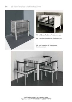 Image of the Page - 272 - in Bauhaus in Wien? - Möbeldesign, Innenraumgestaltung und Architektur der Wiener Ateliergemeinschaft von Friedl Dicker und Franz Singer