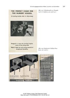 Image of the Page - 287 - in Bauhaus in Wien? - Möbeldesign, Innenraumgestaltung und Architektur der Wiener Ateliergemeinschaft von Friedl Dicker und Franz Singer