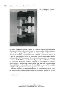 Image of the Page - 308 - in Bauhaus in Wien? - Möbeldesign, Innenraumgestaltung und Architektur der Wiener Ateliergemeinschaft von Friedl Dicker und Franz Singer