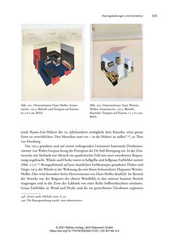 Image of the Page - 315 - in Bauhaus in Wien? - Möbeldesign, Innenraumgestaltung und Architektur der Wiener Ateliergemeinschaft von Friedl Dicker und Franz Singer