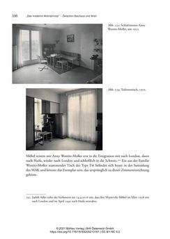 Image of the Page - 336 - in Bauhaus in Wien? - Möbeldesign, Innenraumgestaltung und Architektur der Wiener Ateliergemeinschaft von Friedl Dicker und Franz Singer