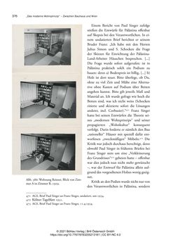 Image of the Page - 376 - in Bauhaus in Wien? - Möbeldesign, Innenraumgestaltung und Architektur der Wiener Ateliergemeinschaft von Friedl Dicker und Franz Singer