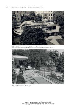 Image of the Page - 400 - in Bauhaus in Wien? - Möbeldesign, Innenraumgestaltung und Architektur der Wiener Ateliergemeinschaft von Friedl Dicker und Franz Singer