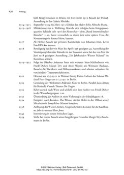 Image of the Page - 430 - in Bauhaus in Wien? - Möbeldesign, Innenraumgestaltung und Architektur der Wiener Ateliergemeinschaft von Friedl Dicker und Franz Singer