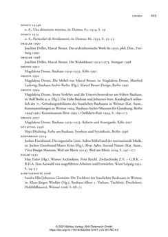 Bild der Seite - 443 - in Bauhaus in Wien? - Möbeldesign, Innenraumgestaltung und Architektur der Wiener Ateliergemeinschaft von Friedl Dicker und Franz Singer