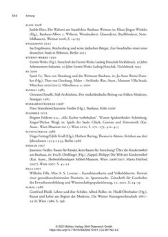 Bild der Seite - 444 - in Bauhaus in Wien? - Möbeldesign, Innenraumgestaltung und Architektur der Wiener Ateliergemeinschaft von Friedl Dicker und Franz Singer